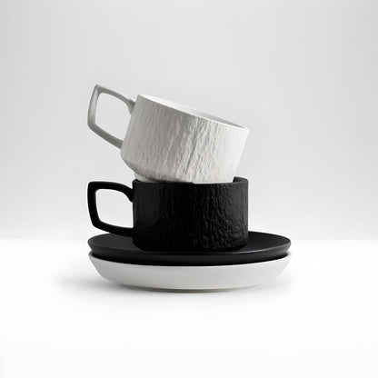 European Elegance Ceramic Cappuccino Cup Set